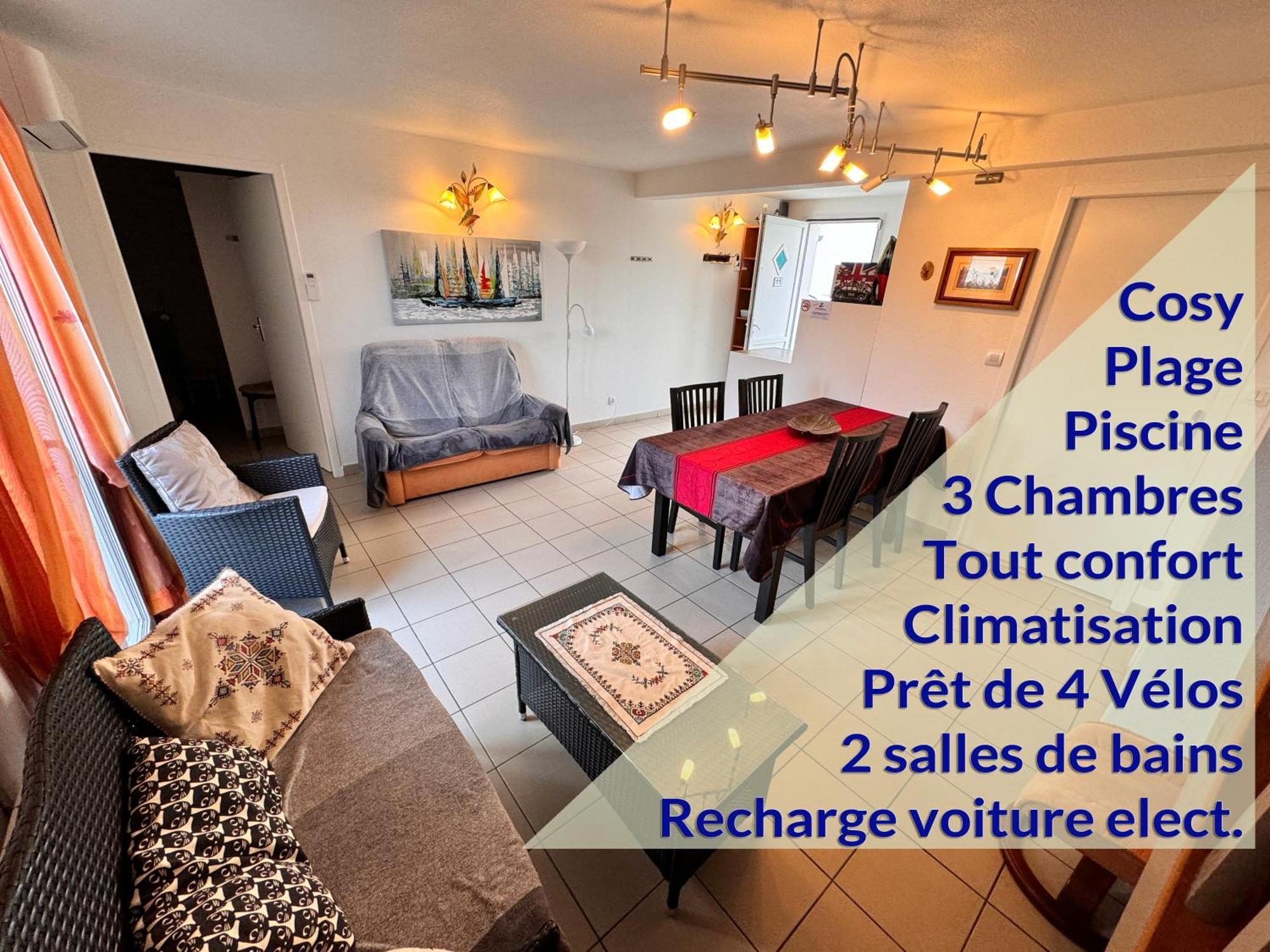 Les Amareyeurs - Ile D'Oleron - Maison Classee 3 Etoiles Avec Piscine - Clim - Velos Le Chateau-d'Oleron Exterior photo